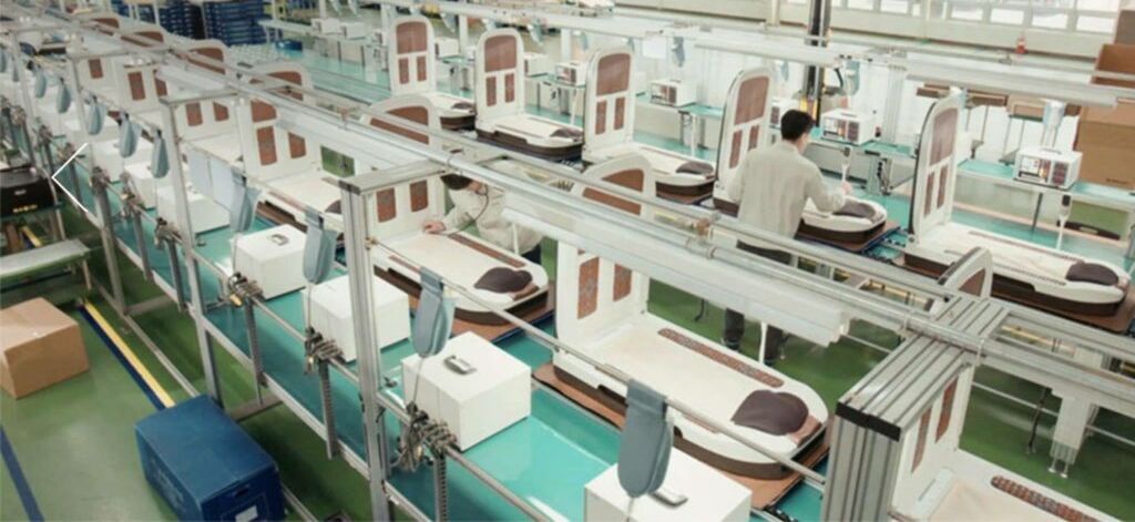 Nuga Medical production hall in South Korea